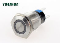 Oxidation Resistant Momentary Vandal Switch Self Locking Stainless Steel Body