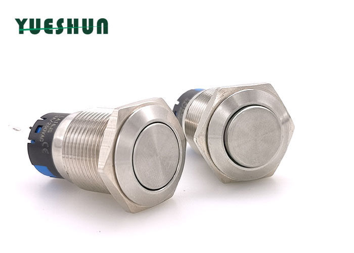 Durable Stainless Push Button Switch High Round Head For Longstanding Press