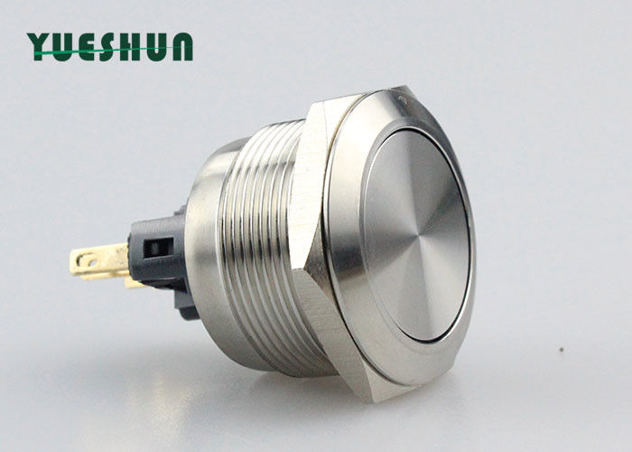 25mm Round Momentary Push Button , Momentary Contact Push Button Switch