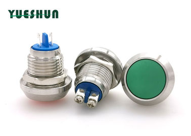 China Ball Round Head SS Push Button Switch Normal Open 1-6 mm Mounting Panel Thickness distributor