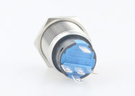 Stainless Steel Latching Metal Push Button Switch , 12V 24V Automotive Push Button Switches
