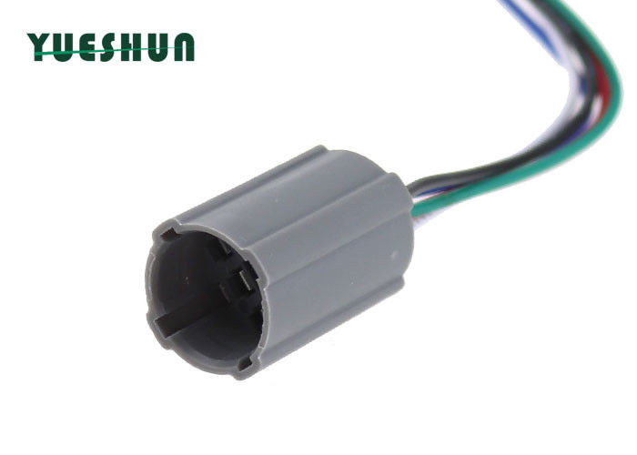 Plastic Push Button Switch Socket Plug , Push Button Switch Socket Connector