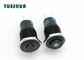 China High Round Head Aluminum Push Button , Latching Push Button Power Switch exporter