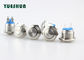 China Normal Closed Momentary Button Switch Stainless Steel / Nickel Plated Brass Material exporter