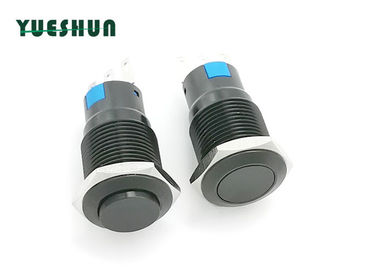China 16MM Mounting Hole Metal Push Button Switch 5 Pin With CE RoHS Certication distributor