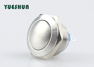 China Normally Open Stainless Steel Push Button Switch Ball Head 19mm Panel Mounting factory
