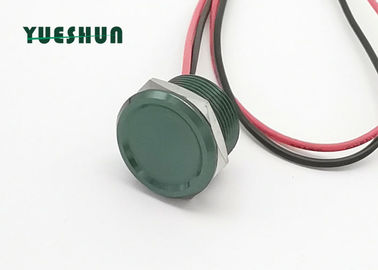 China Green Color Body Piezo Push Button Switch , Aluminum Push Button Switch factory